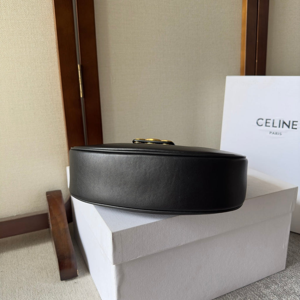 Celine Celine Ava Bag 23cm Black Calfskin