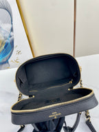 Louis Vuitton VANITY 19 IN BLACK MONOGRAM EMBOSSED CALFSKIN GOLD HARDWARE