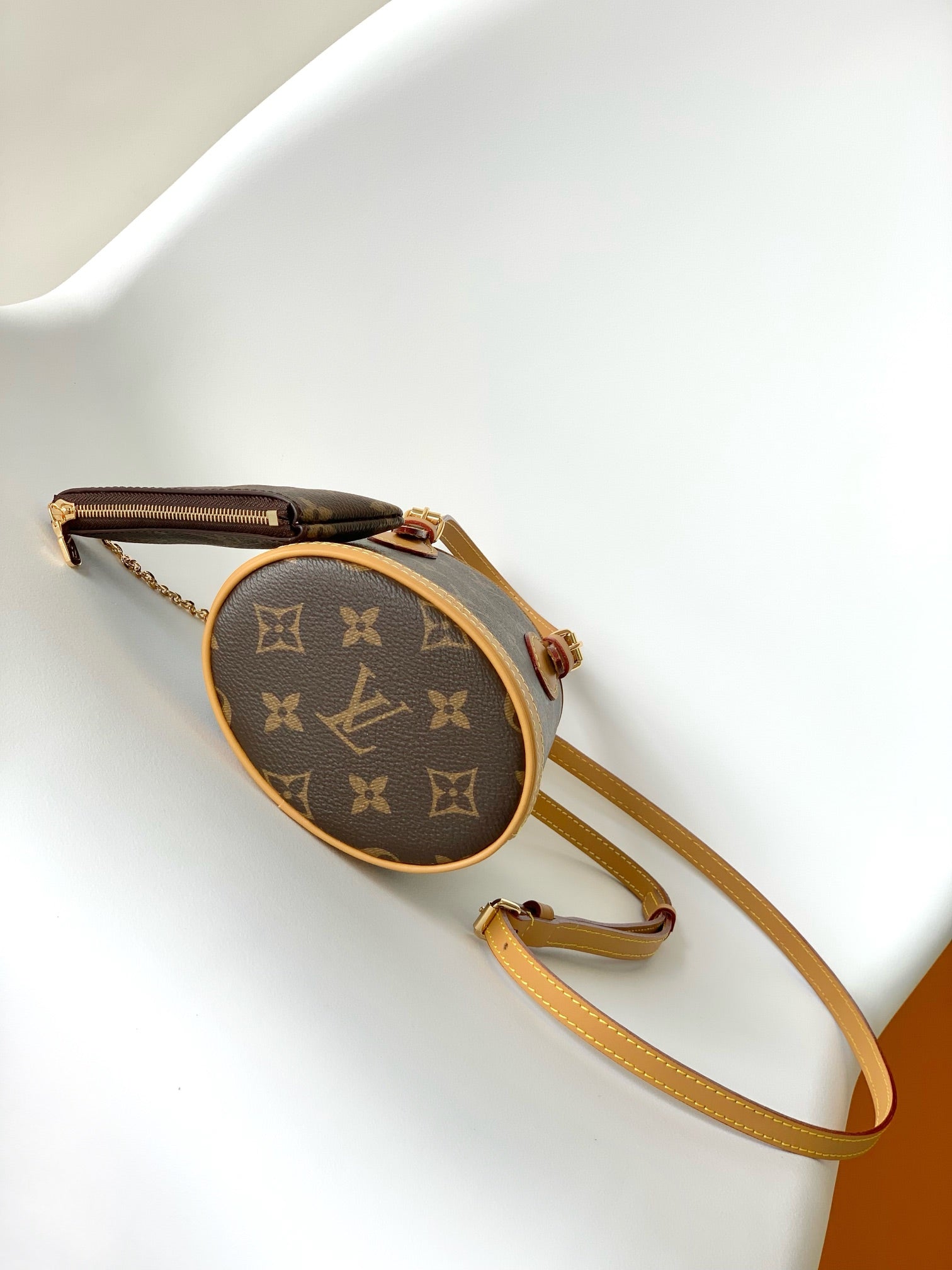 Louis Vuitton NANO BUCKET 13 BROWN MONOGRAM CANVAS