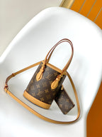 Louis Vuitton NANO BUCKET 13 BROWN MONOGRAM CANVAS