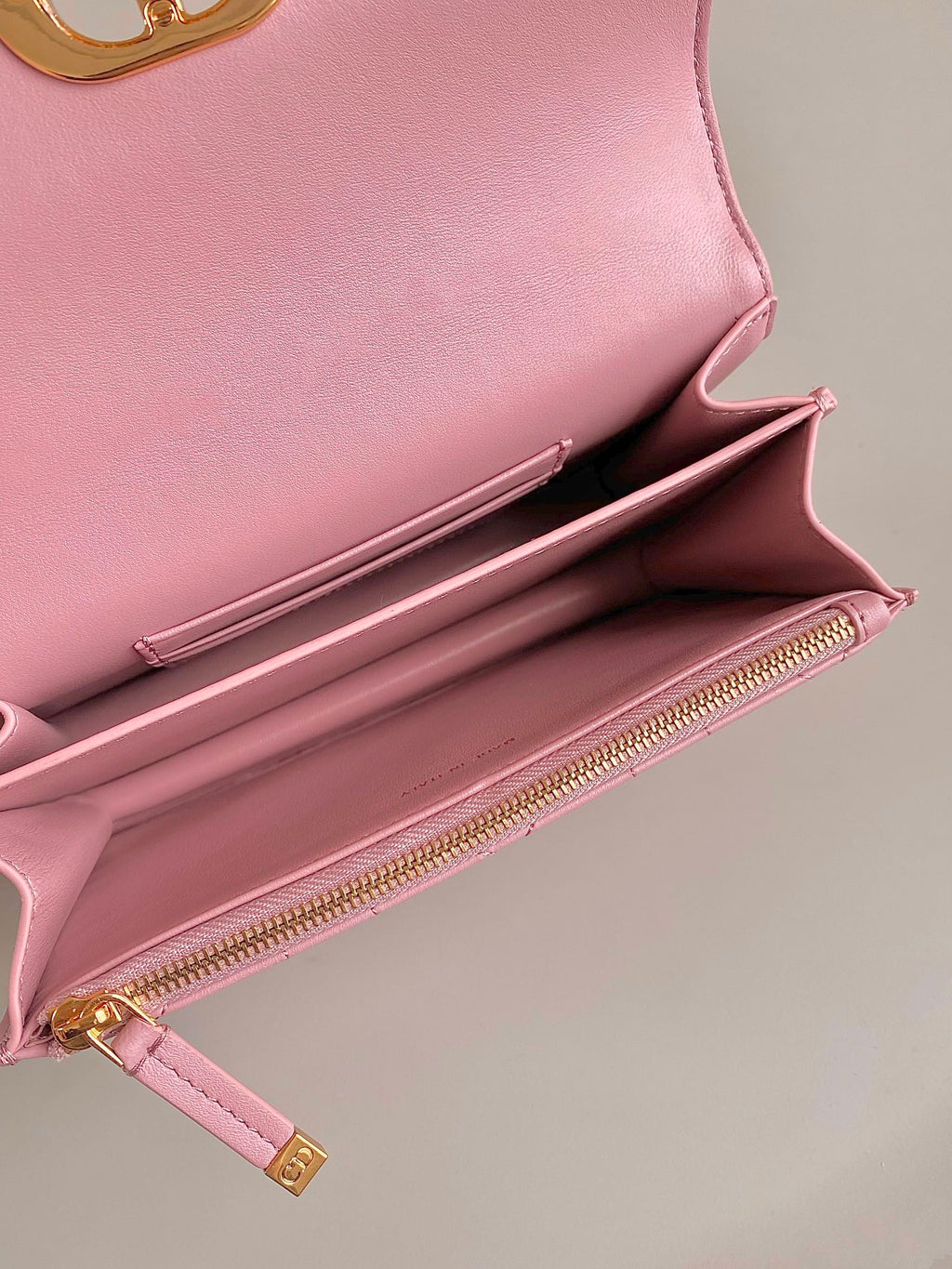DIOR MISS CARO 17 CHAIN BAG IN HOT PINK LAMBSKIN