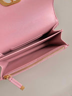 DIOR MISS CARO 17 CHAIN BAG IN HOT PINK LAMBSKIN