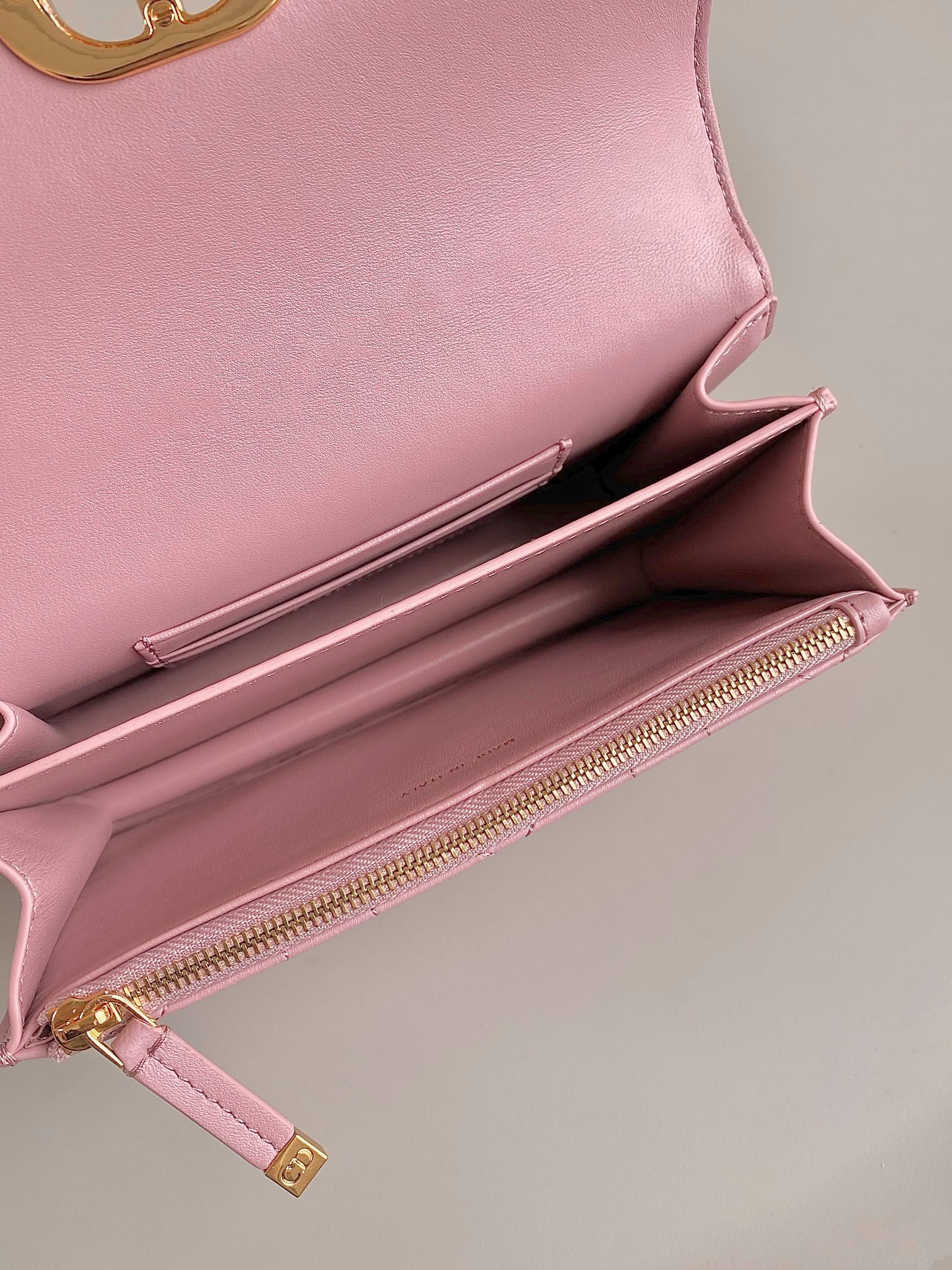 DIOR MISS CARO 17 CHAIN BAG IN HOT PINK LAMBSKIN