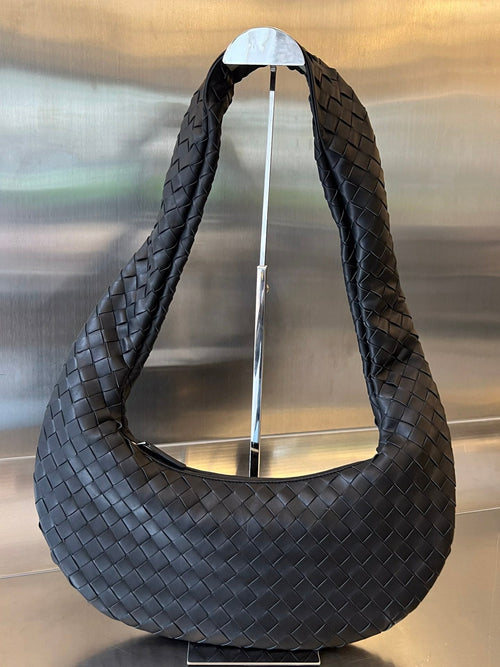 Bottega Veneta BUDDY 59 BAG IN BLACK CALFSKIN
