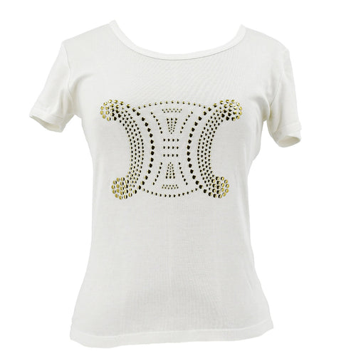Celine 2000s Macadam T-shirt White #S