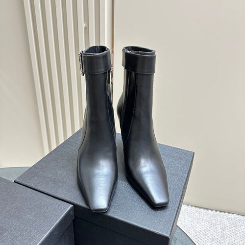 Saint Laurent SL CLAUDE BOOTS BLACK CALFSKIN