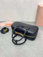 ARCADIE BAG 27 IN BLACK SHINY CALFSKIN