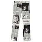 Christian Dior * Fall 2000 John Galliano Newspaper Pants #38