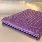 Bottega Veneta INTRECCIATO 30 IN PURPLE VIOLET LAMBSKIN