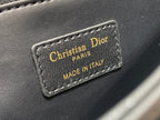 DIOR MY 24 TOP HANDLE BAG BLACK LAMBSKIN