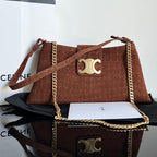 Celine WILTERN TRIOMPHE  BAG 31 ORIGINAL SIENNA BROWN LEATHER