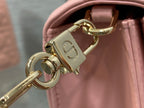DIOR MY 24 TOP HANDLE BAG PINK LAMBSKIN
