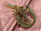 DIOR MISS TOP HANDLE 24CM PINK LAMBSKIN