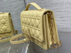 DIOR MISS TOP HANDLE 24CM LIME LAMBSKIN