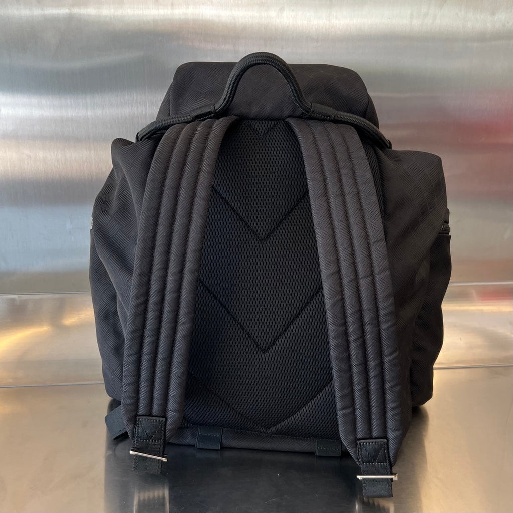Bottega Veneta ALTO 42 BACKPACK IN BLACK FABRIC