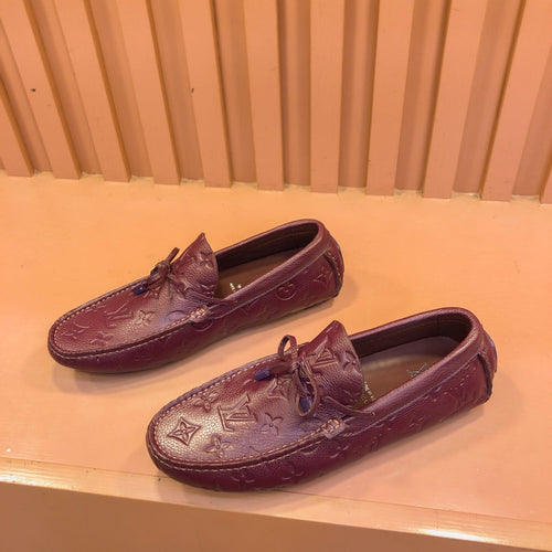 Louis Vuitton LOAFER IN JAM PURPLE EMBOSSED CALFSKIN