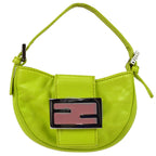 Fendi Light Green Lambskin Mini Handbag