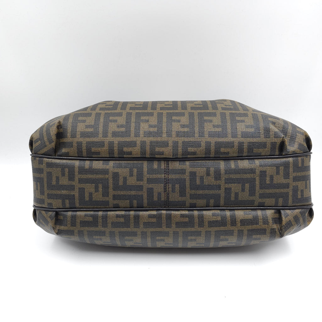 Fendi Brown Zucca Coated Cavas Tote Bag TWS