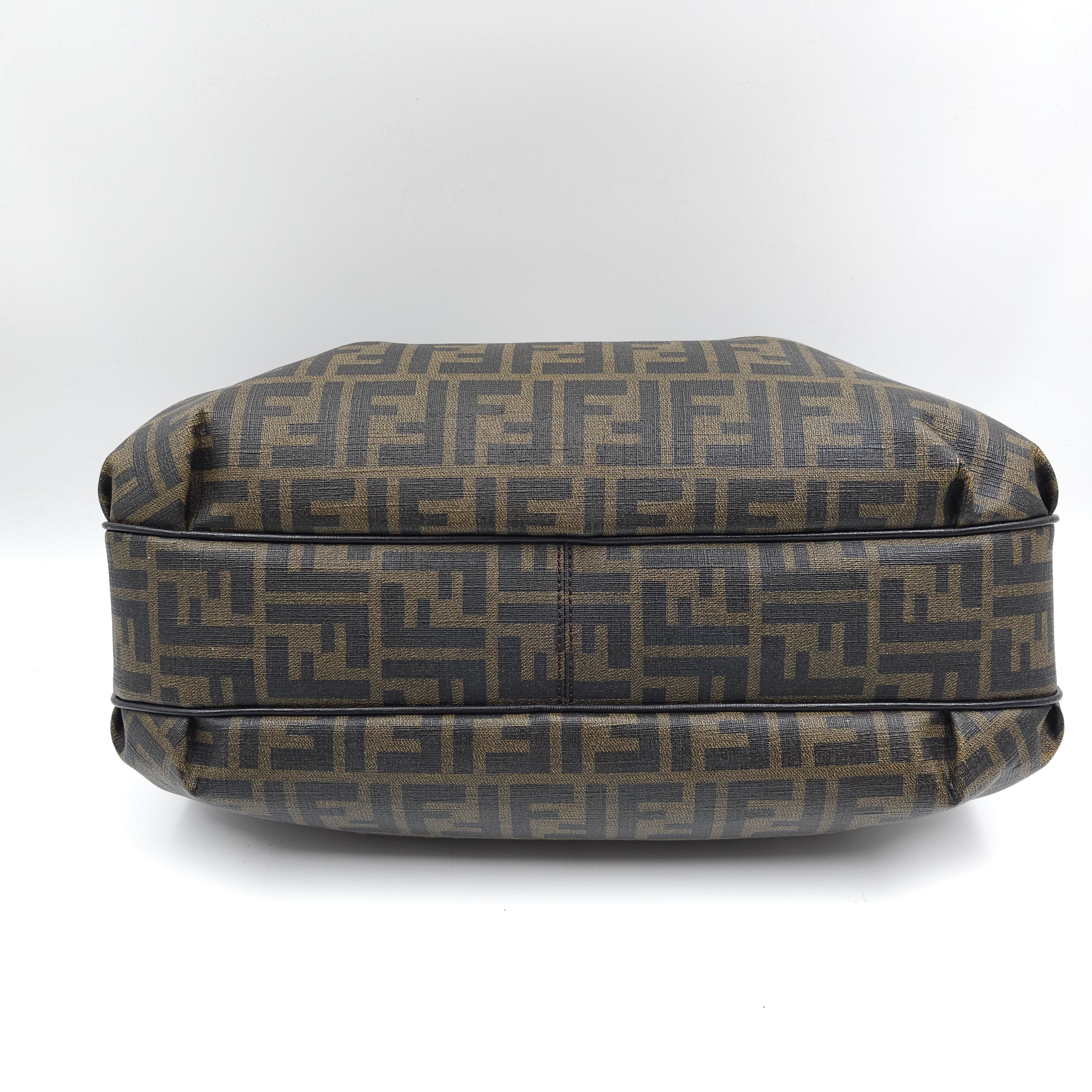 Fendi Brown Zucca Coated Cavas Tote Bag TWS