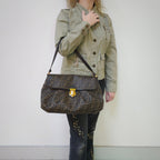 Fendi Brown Zucca Coated Cavas Tote Bag TWS
