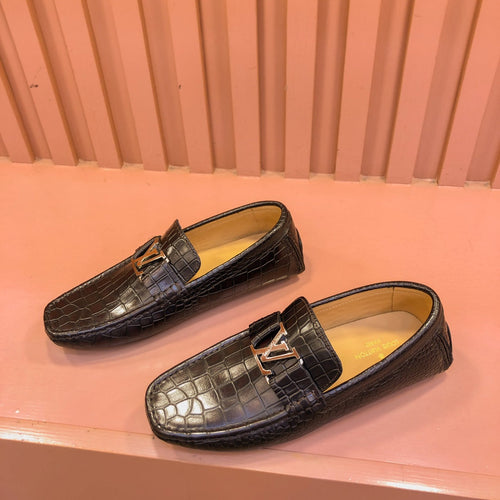Louis Vuitton LOAFER IN BLACK DAMIER CALFSKIN