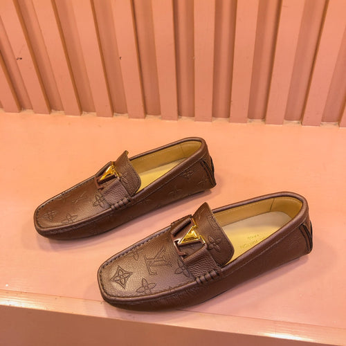 Louis Vuitton LOAFER IN CHOCOLATE BROWN MONOGRAM CALFSKIN