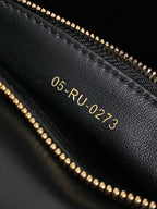 DIOR MISS LADY 24 LARGE BAG IN BLACK LAMBSKIN