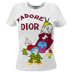 Christian Dior 2002 John Galliano graphic-print cotton T-shirt set #38