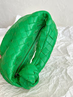 Bottega Veneta mini jodie 28 green lambskin