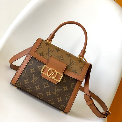 Louis Vuitton DAUPHINE CAPITALE 17.5 MONOGRAM CANVAS