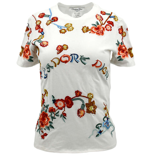 Christian Dior T-shirt Tops White #38