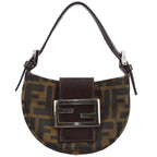 Fendi Brown Zucca Micro Handbag