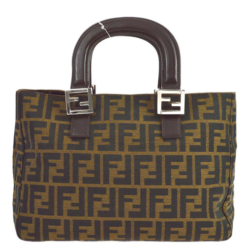 Fendi Brown Zucca Tote Handbag