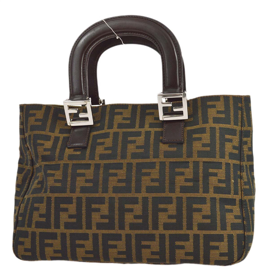 Fendi Brown Zucca Tote Handbag