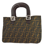 Fendi Brown Zucca Tote Handbag