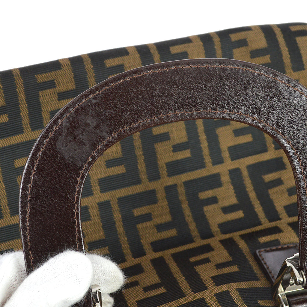Fendi Brown Zucca Tote Handbag