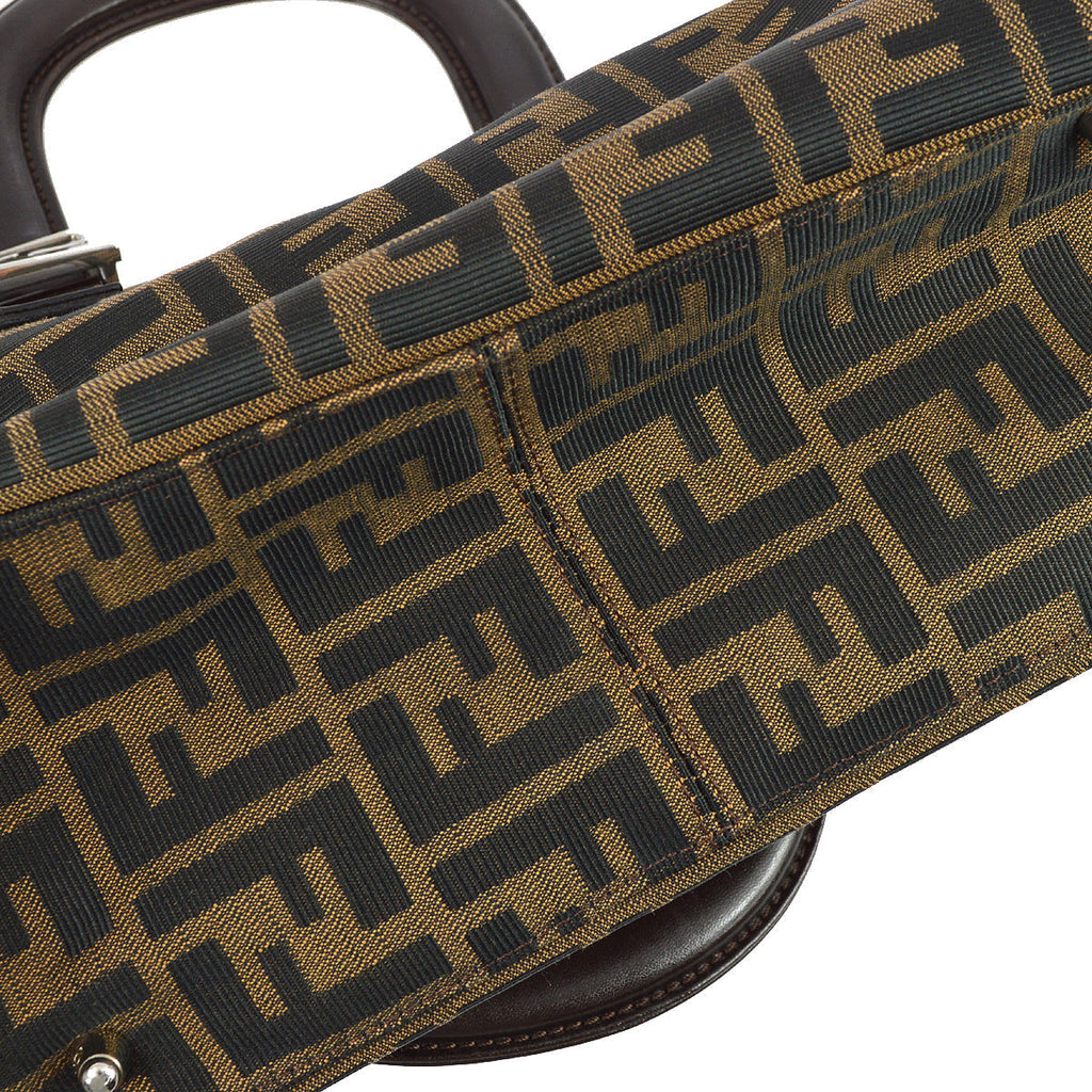 Fendi Brown Zucca Tote Handbag