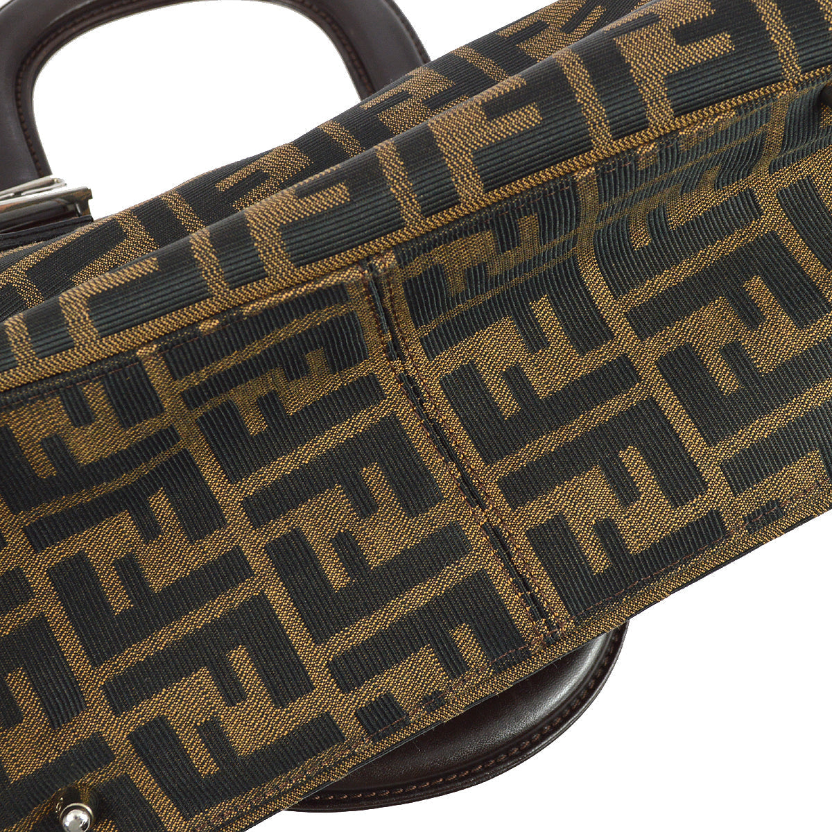 Fendi Brown Zucca Tote Handbag