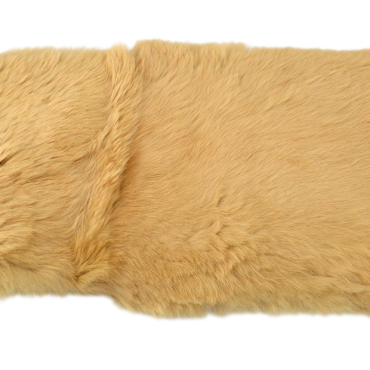 Christian Dior Beige Fur Scarf Stole Small New