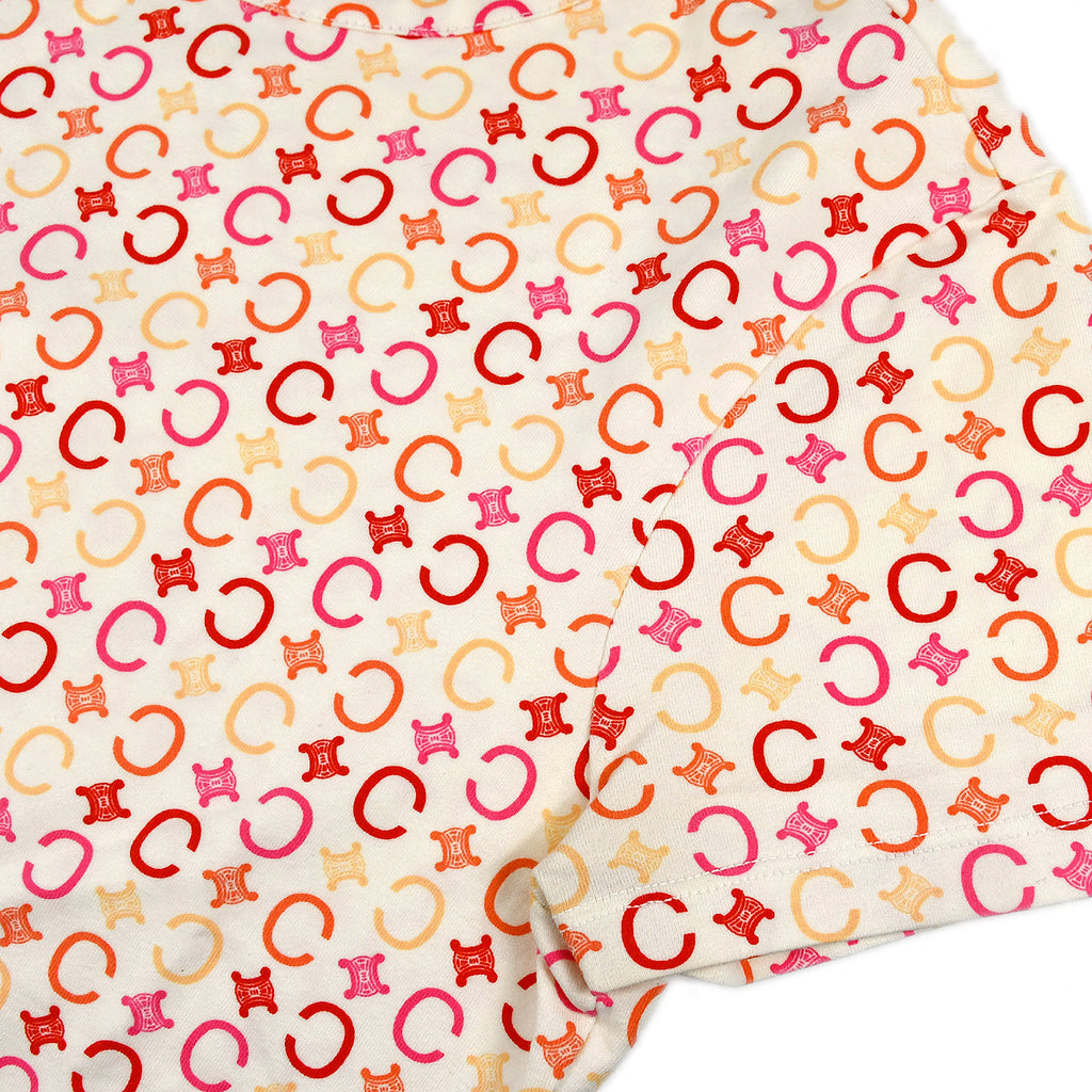 Celine C Macadam T-shirt Pink