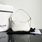 Celine MINI SOFT 19 CALFSKIN HANDBAG WHITE