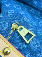 Louis Vuitton ONTHEGO 35 IN BLUE MONOGRAM DENIM