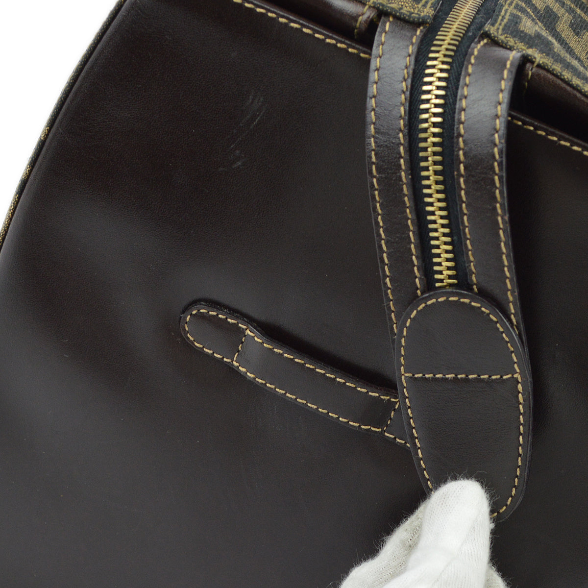 Fendi Brown Zucca Handbag