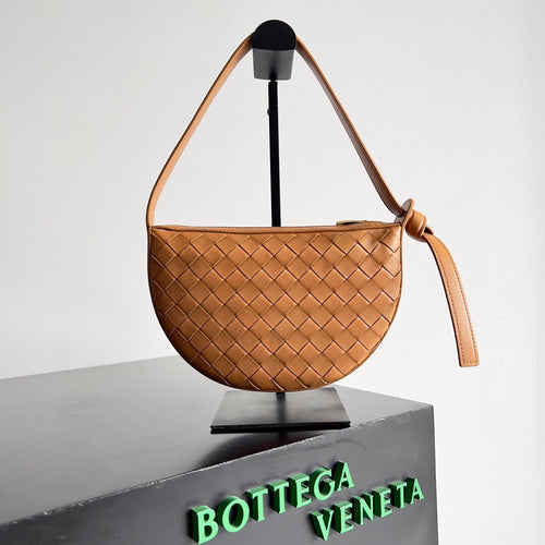 Bottega Veneta BV Mini Sunrise 23cm Salmon Calfskin Ghw