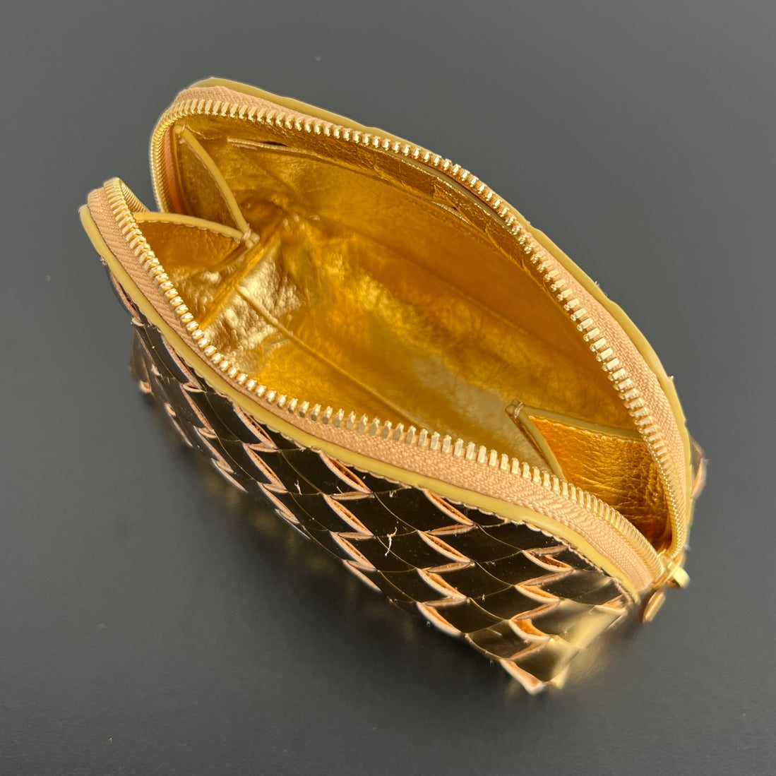 Bottega Veneta INTRECCIATO 16 BAG IN GOLDEN LAMBSKIN
