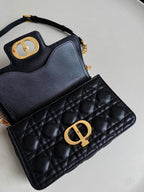 DIOR MINI JOLIE 22 BAG BLACK CALFSKIN