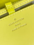 Louis Vuitton GO-14 MM 23 IN LEMON YELLOW QUILTED LAMBSKIN GOLD HARDWARE