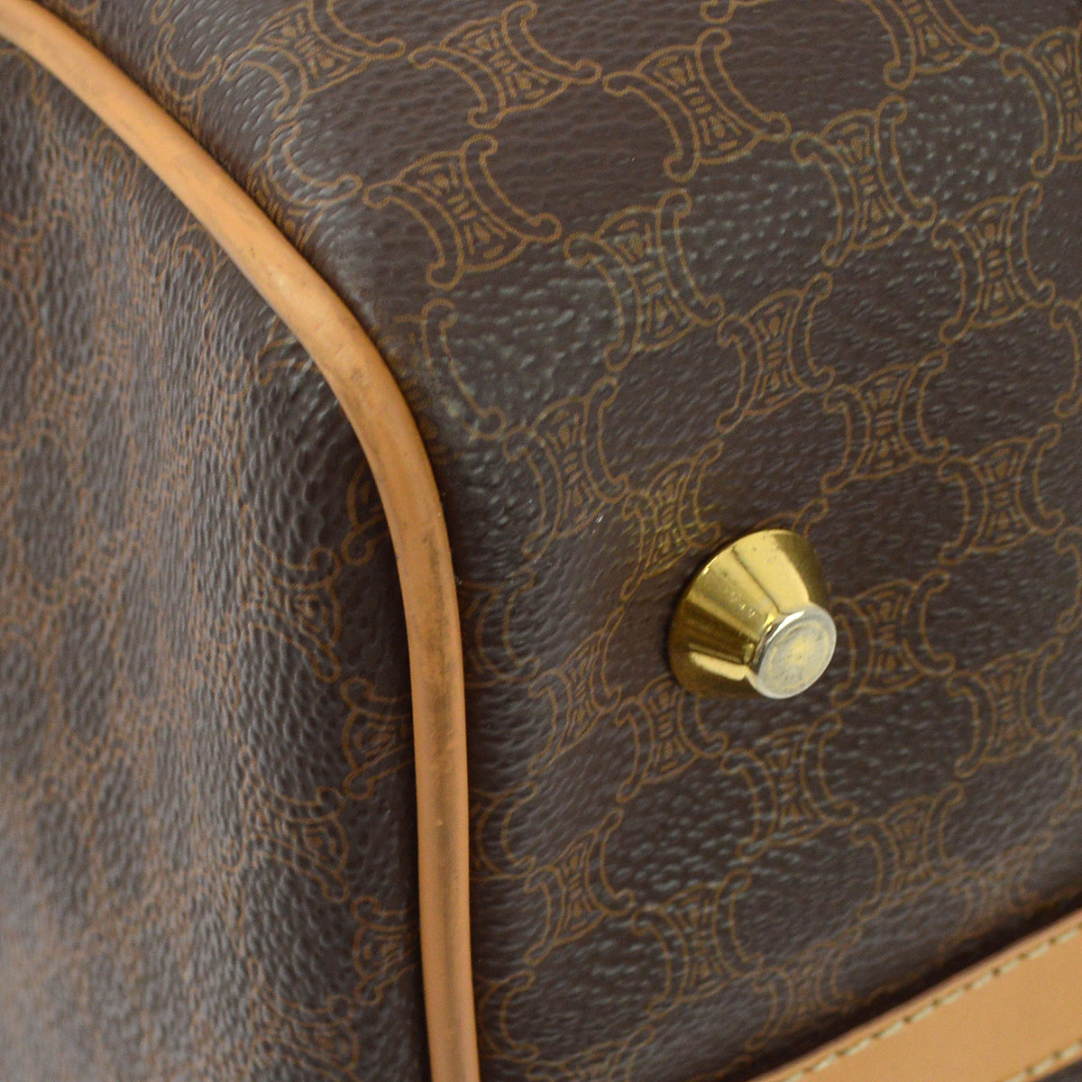 Celine Brown Macadam Handbag