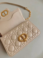 DIOR MINI JOLIE 22 BAG BEIGE CREAM CALFSKIN