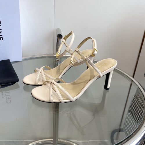 Celine HIGH HEEL 65MM IN BEIGE CREAM CALFSKIN